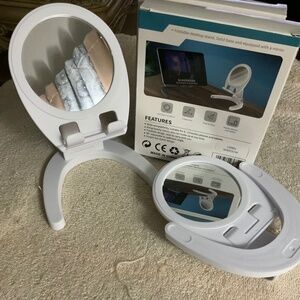 Foldable Mirror Desktop Phone Stand